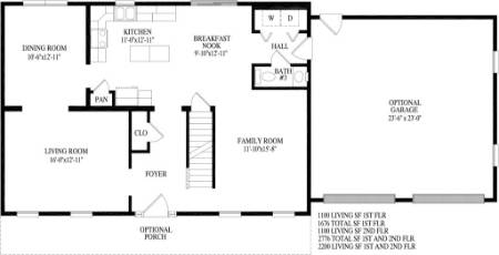 Hayley Modular Home Floor Plan First Floor